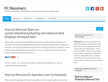 Tablet Screenshot of pcresolvers.com